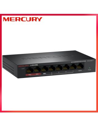 Mercury 8 CHANNEL HIGH POWER 65W GIGABIT UNMANAGED POE PORT SWITCH