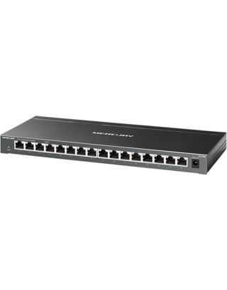 Mercury 16 Channel Gigabit Port Desktop & Monitoring Port Switch