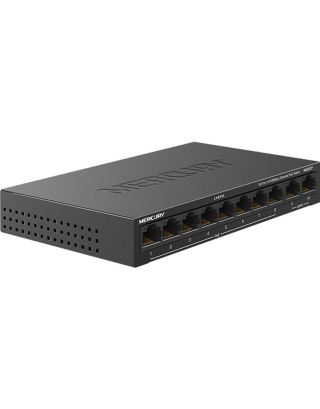 Mercury 10-port Monitoring Standard POE Power supply 48V (100mbps) Switch