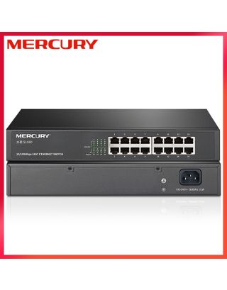 Mercury 16 Port 100mbps Desktop Port Switch