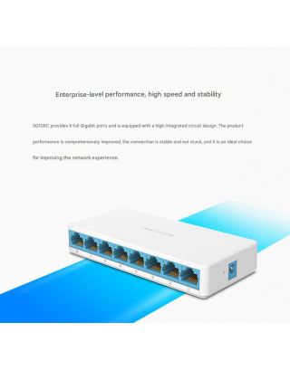 Mercury Full Gigabit 8-Port Network Enterprise Office Home Splitter 1000M Switch
