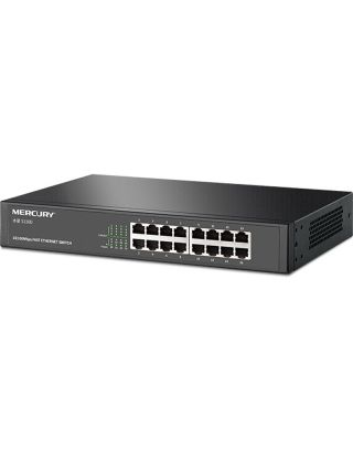 Mercury 16 Port 100mbps Desktop Port Switch