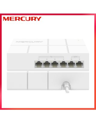 Mercury 6 Port (4 Lan +2 Uplink) 100mbps POE Switch